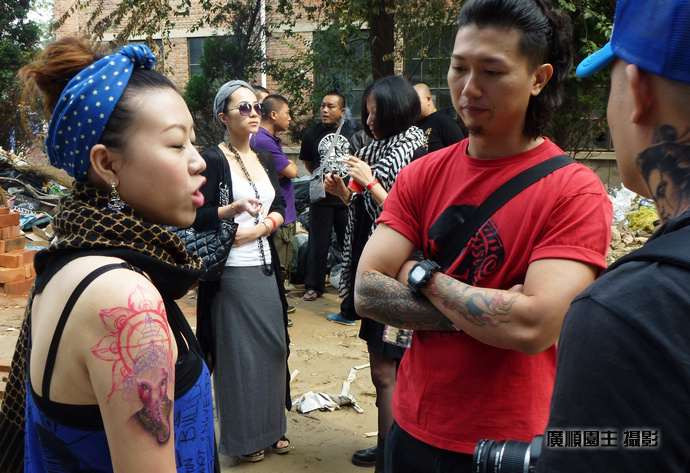 北京纹身艺术节实拍照片