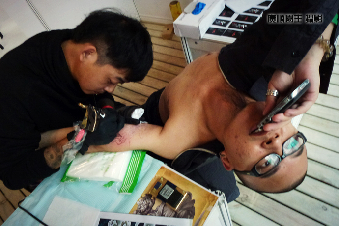 北京纹身艺术节实拍照片