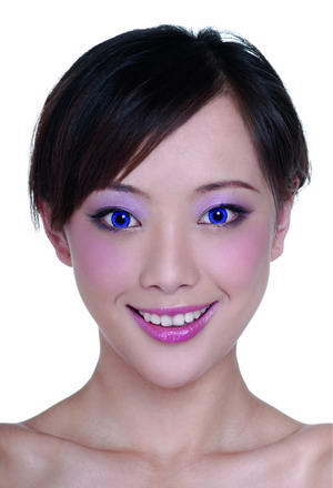 彩妆如何搭配美瞳(美图绝招)