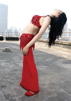 静态伸展动作挺拔双峰