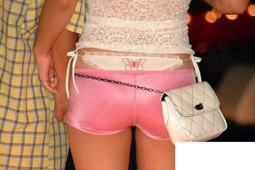 女生穿短裤最恶心十种穿法(图)