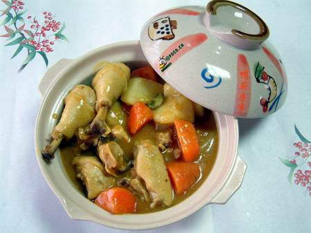 椰香咖喱鸡的做法