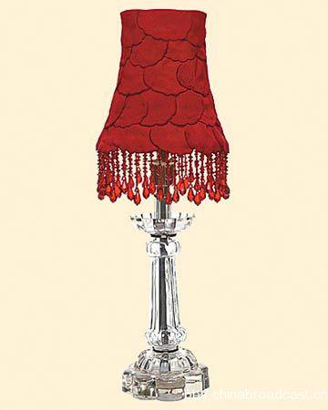 难得一见的鲜花台灯