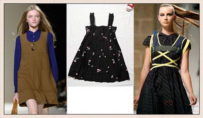 夏季裙装变秋装 只需加一件(图)