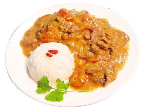 番茄咖哩碟头饭