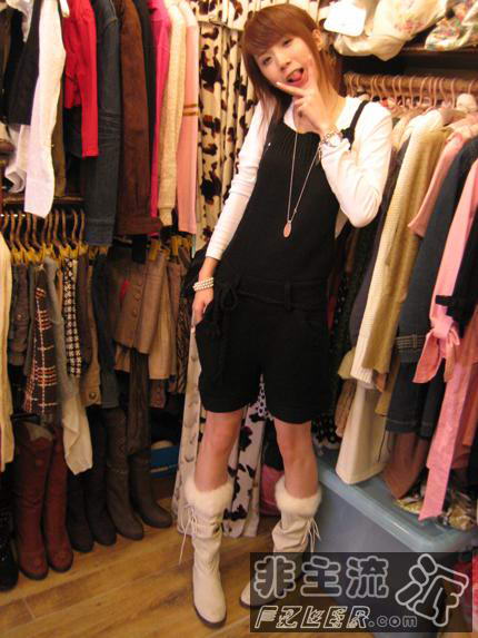 京城街头俏丽MM的装扮