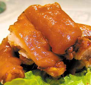 话梅猪手的做法