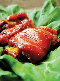 蜜汁猪手的做法