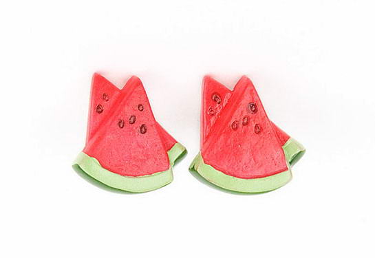 水果耳饰做夏季时尚达人