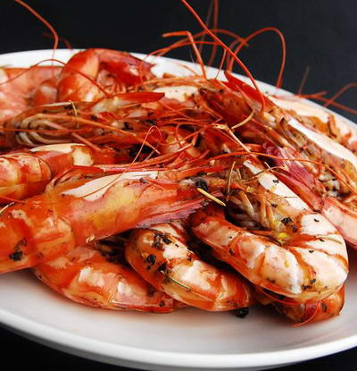 黑椒香草烤虾组图