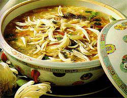 [上海菜]菊花黄鱼羹 (图)