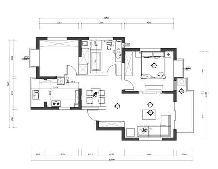 77平米2房2厅经典设计 充满现代感年轻居室(图)