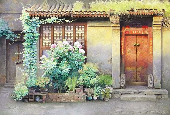 老北京图画