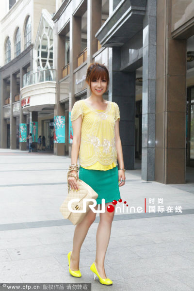 荧光系黄色绿色配