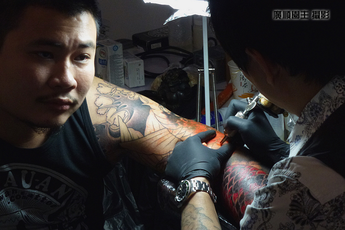 北京纹身艺术节实拍照片