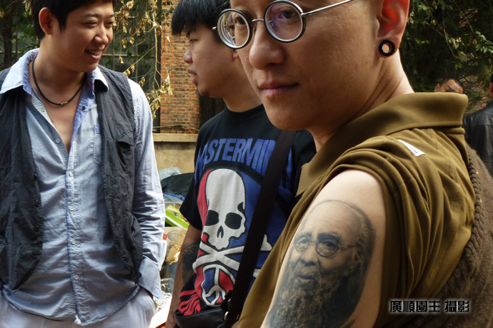 北京纹身艺术节实拍照片