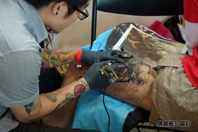 北京纹身艺术节实拍照片