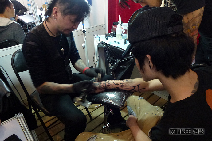 北京纹身艺术节实拍照片