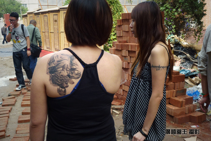 北京纹身艺术节实拍照片