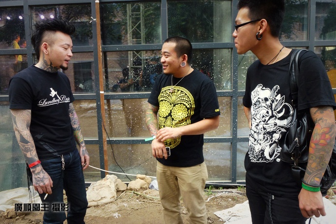 北京纹身艺术节实拍照片