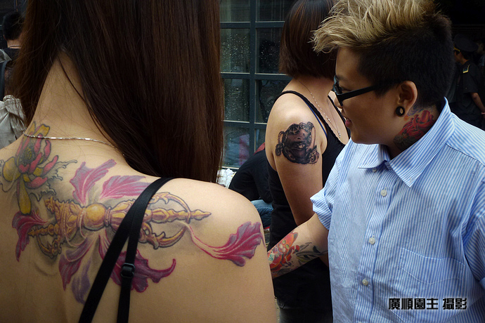 北京纹身艺术节实拍照片