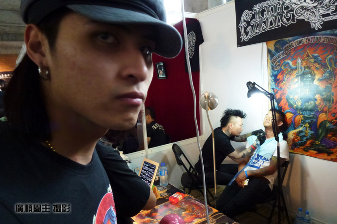 北京纹身艺术节实拍照片