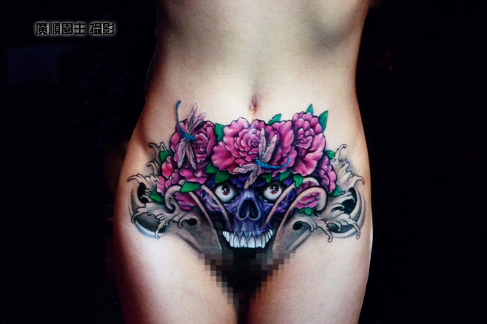 北京纹身艺术节实拍照片