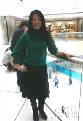 北京街拍MM裙装打扮