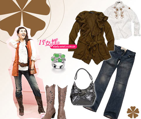 最具人气的韩版牛仔搭配法