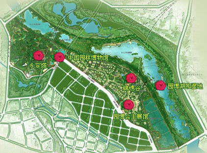 北京园博会旅游导览图