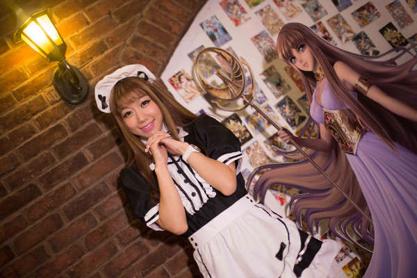 北京圣斗士餐厅雅典娜女神成服务员