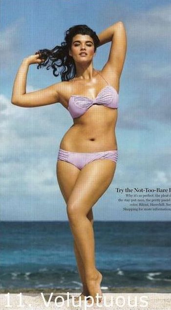 外国MM真人照片演示女人身材的21种风采