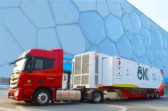 北京冬奥开启超高清 8K+5G转播车全球首台