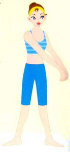 简单伸腰练就坚挺胸部