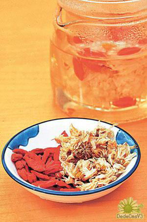 眼睛疲倦浮肿 喝菊花茶(图)