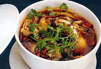 四川菜：彩带鱼头