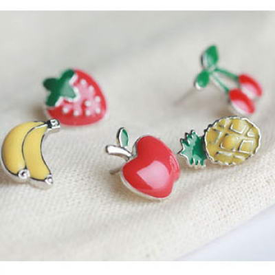 水果耳饰做夏季时尚达人