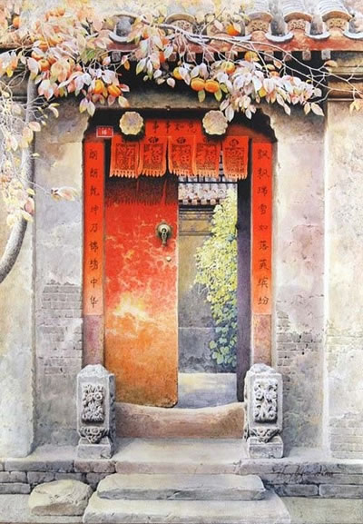 老北京图画