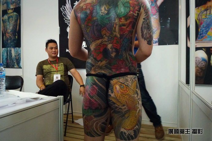 北京纹身艺术节实拍照片