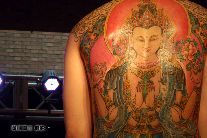 北京纹身艺术节实拍照片