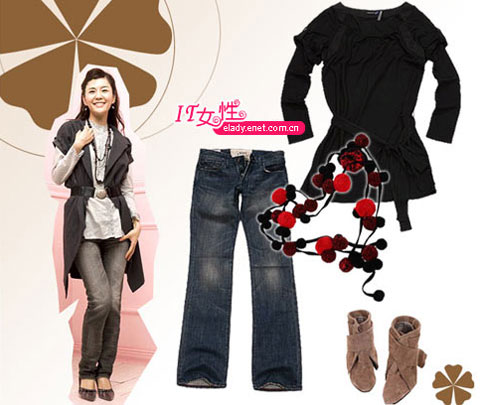 最具人气的韩版牛仔搭配法