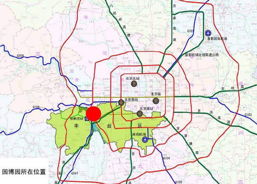 北京园博会位置图