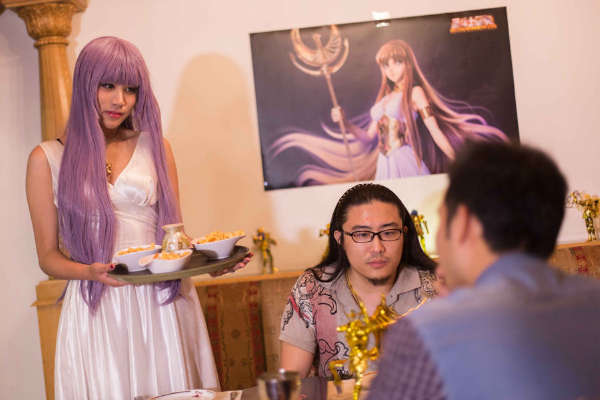 北京圣斗士餐厅雅典娜女神成服务员