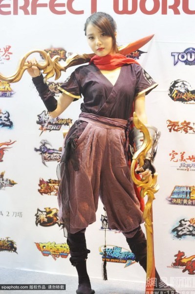 北京动漫展现场性感火辣showgirl