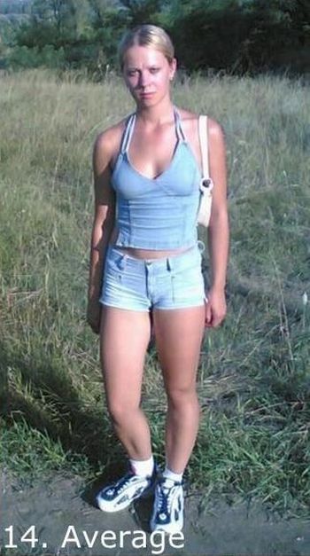 外国MM真人照片演示女人身材的21种风采